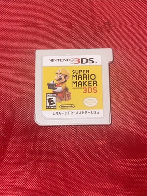 Super Mario Maker 3DS (Nintendo 3DS, 2016) Cartridge Only AUTHENTIC TESTED WORKS
