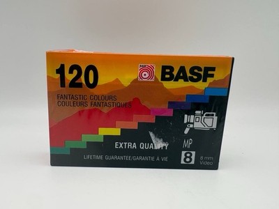 BASF P6-120 8mm Video Camcorder Cassette Tape - New Sealed 
