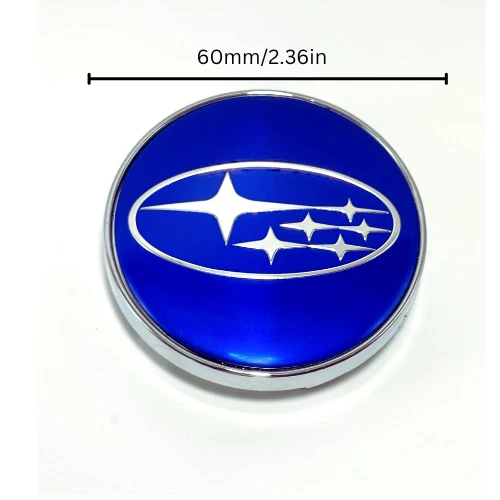 Комплект из 4 центральных колпаков колес Subaru, глянцевый синий, 28821SA030 - Изображение 2 из 3