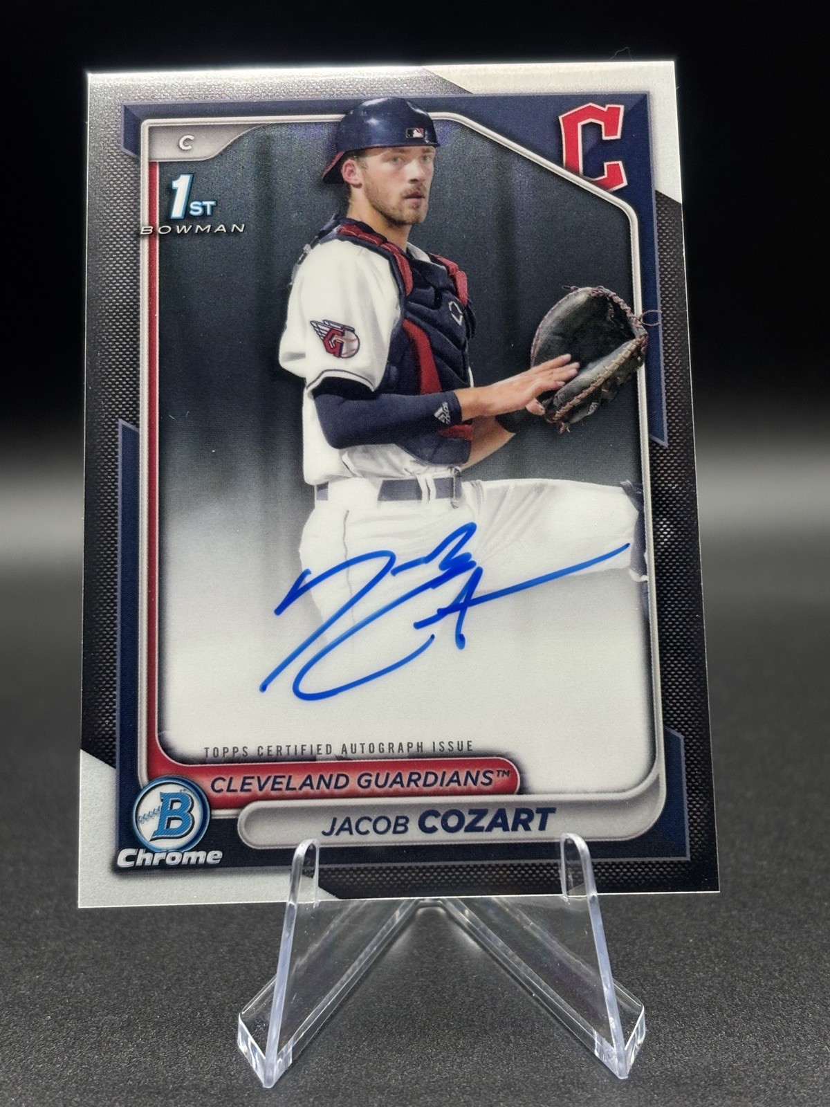 2024 Bowman Draft Jacob Cozart 1st Bowman Chrome Auto #CPA-JCO Cle Guardians
