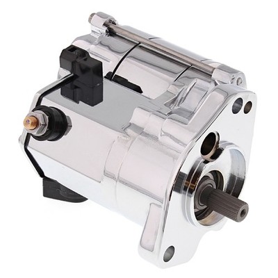 New All Balls Big Twin Starter - 1.7kw - Chrome for Harley FLST Heritage 06