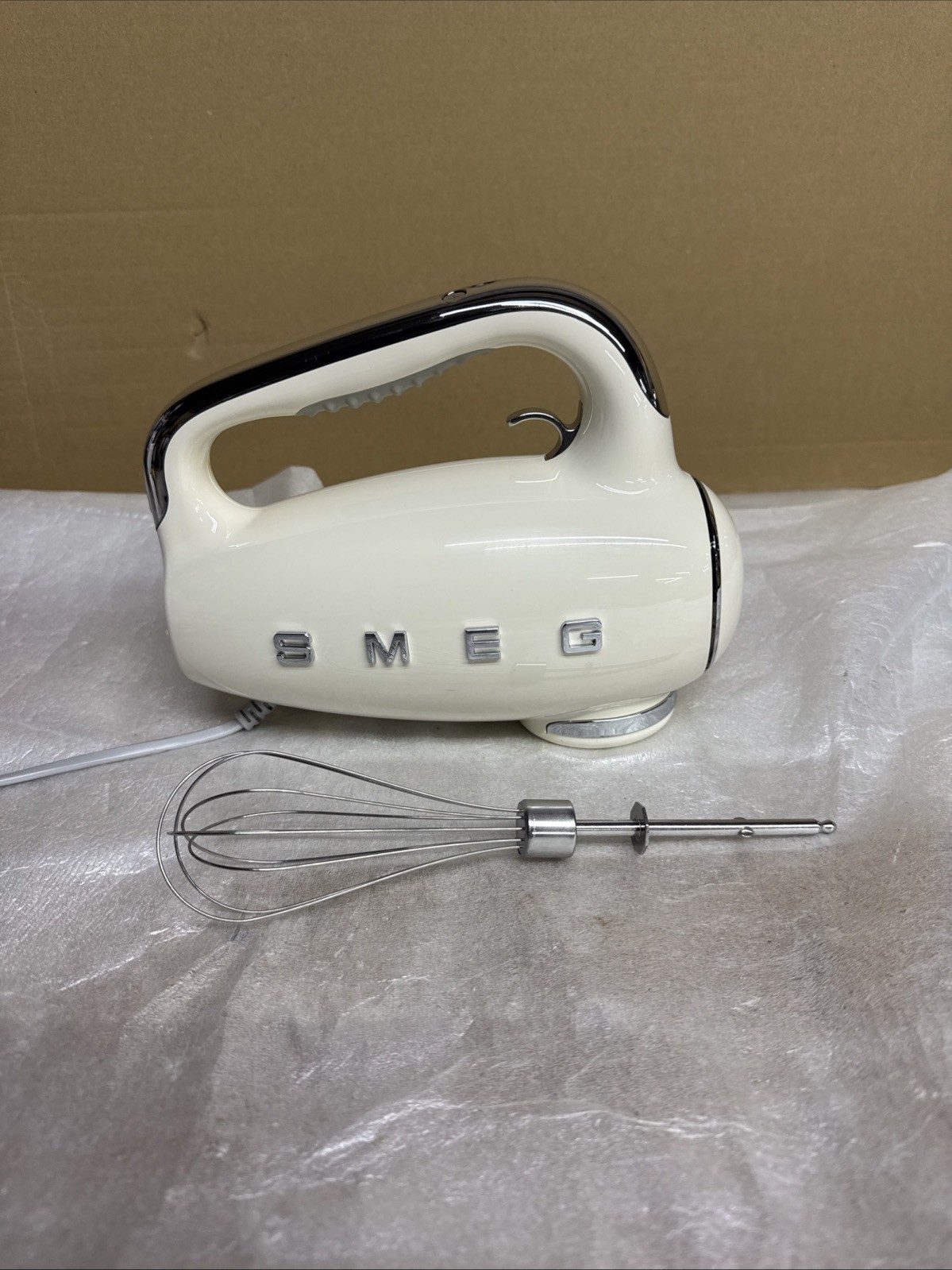 Smeg 50's Style Hand Mixer HMF01CRUK Cream ONE WHISK ONLY