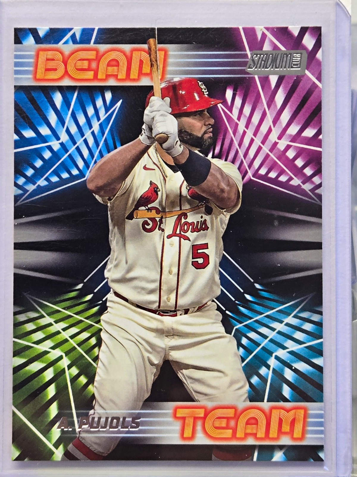 Topps 2023 Stadium Club Beam Team Albert Pujols St. Louis Cardinals BT-23