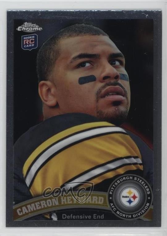 2011 Topps Chrome Cameron Heyward #117 Rookie RC 0j7y