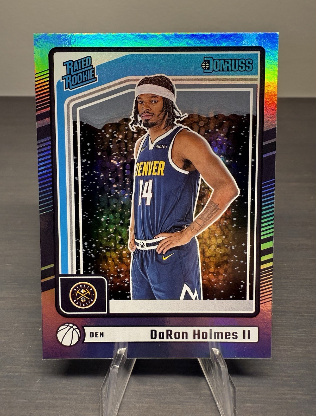 2024-25 Panini Donruss #213 DaRon Holmes Rated Rookie Winter Holo Nuggets (RC)