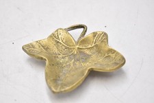 Vintage Brass Leaf Ashtray