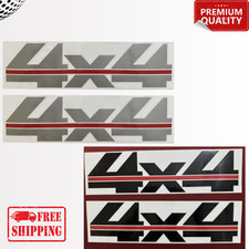 4x4 Decals 2pk Lined Chevy Silverado Stickers 15 Ck 1500 2500 Trucks 1988-98