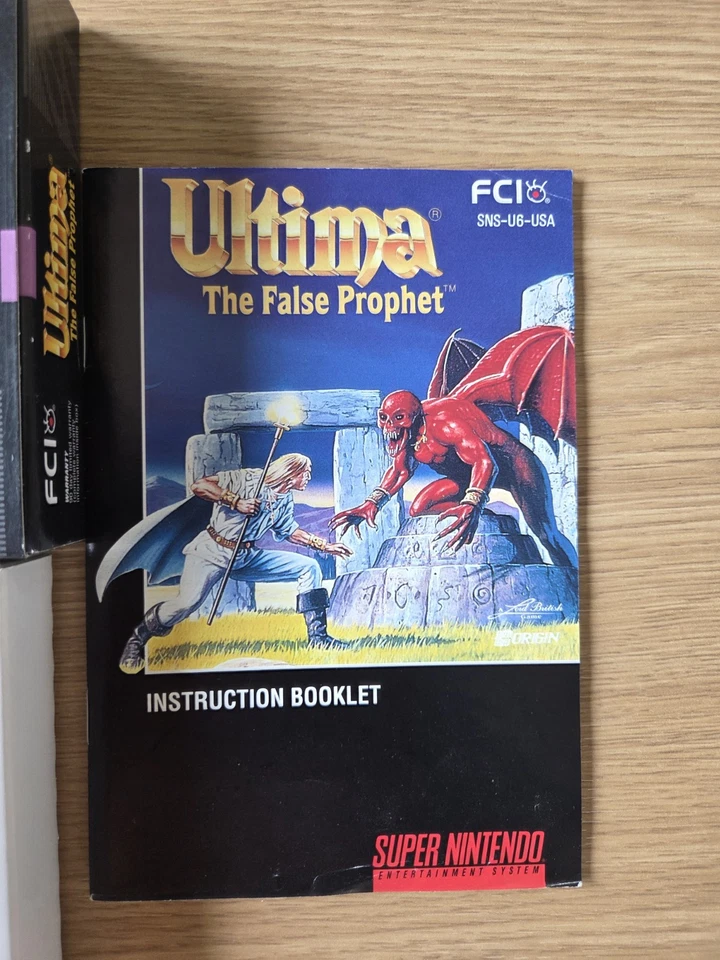 Ultima The False Prophet - Super Nintendo -  SNES - NTSC U  - Image 3 of 4