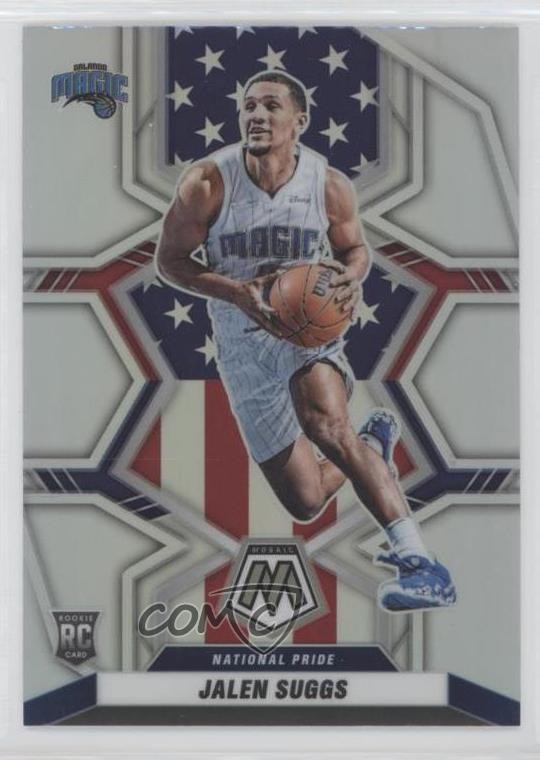 2021-22 Panini Mosaic National Pride Silver Prizm Jalen Suggs #256 0us1