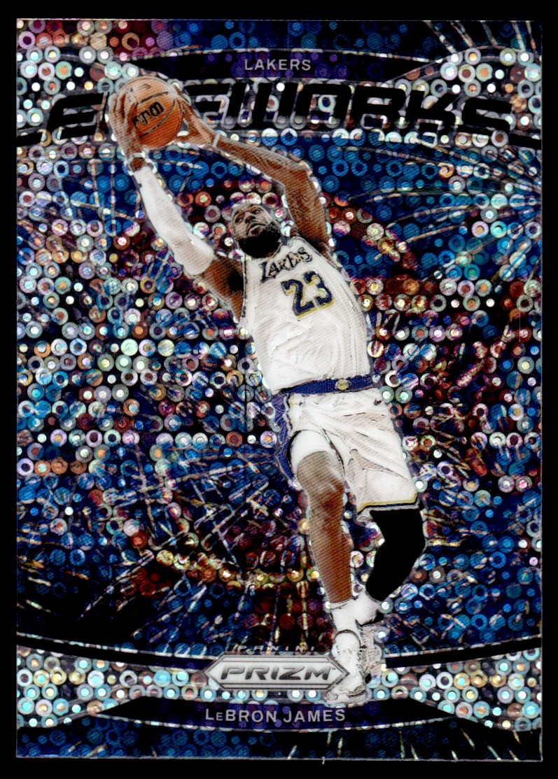 LeBron James Fast Break Disco #19 2024-25 Panini Prizm Fireworks Los Angeles