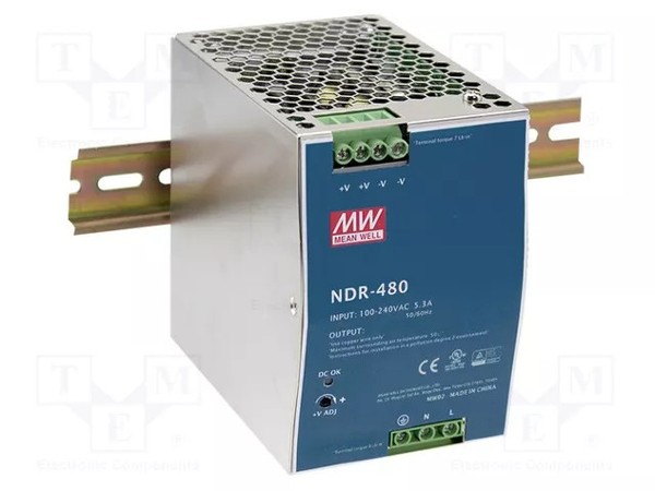 Mean Well NDR-480-24 Netzteil-image