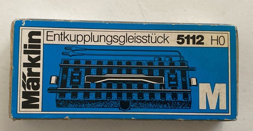 Marklin HO 5112 Entkupplungsgleisstuck M Track Uncoupler with Box - Picture 2 of 4