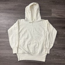 Vintage Brent 60s 50s hoodie White 100% Cotton Size S/M Pullover