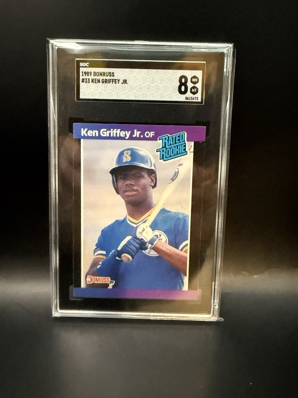 1989 Donruss Rated Rookie Ken Griffey Jr #33 SGA 8
