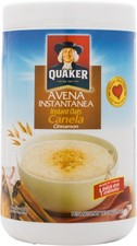 Quaker Instant Oatmeal Cinnamon Cereal 11.6 Oz Whole Grain Ready In 1 Minute