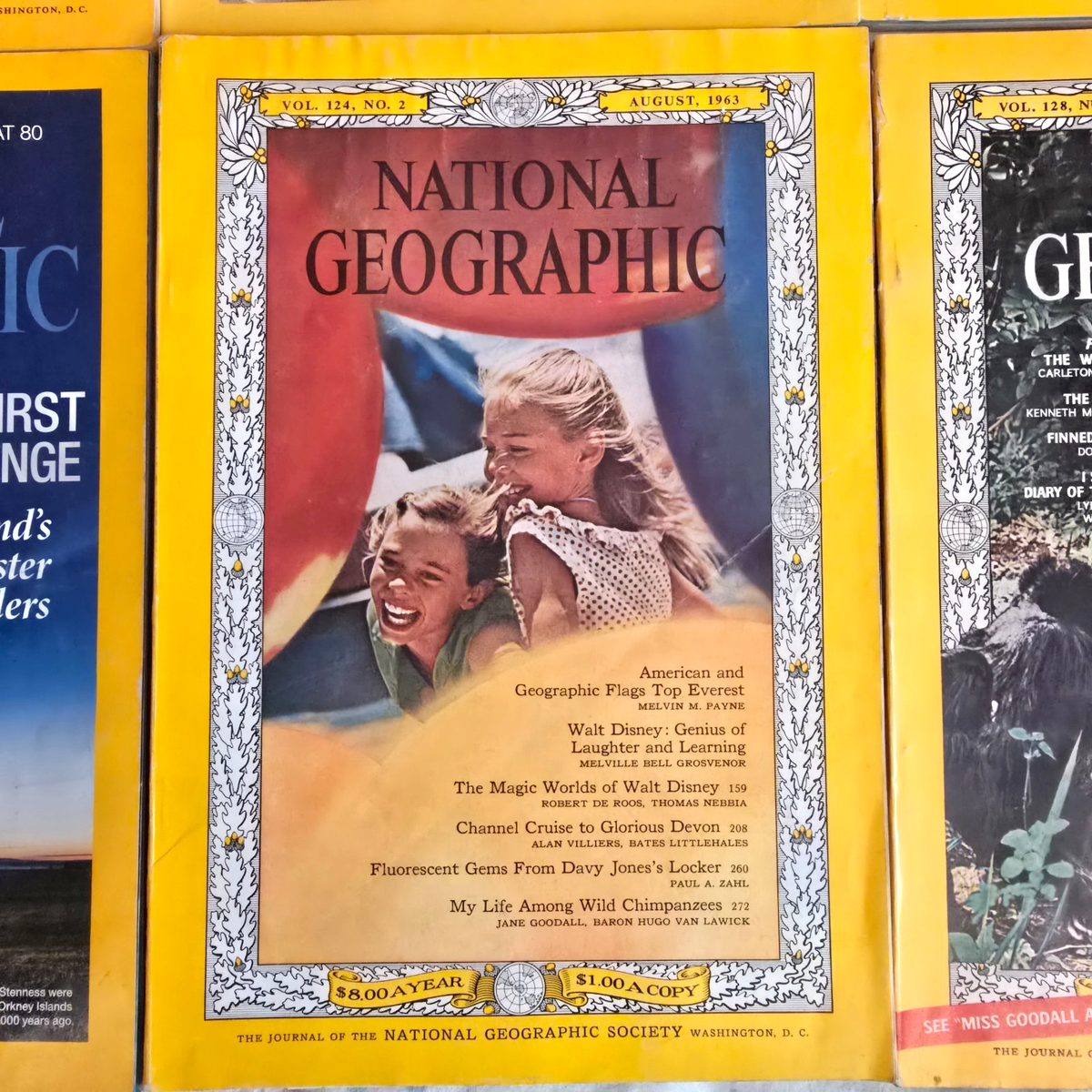 Lot 7 National Geographic 1963 1965 2017 2014 1995 2003 Jane