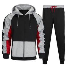 Track Suits Mens Sweatsuits for Men Jogging Suits 2 Piece Set Hoodie Outfits ...