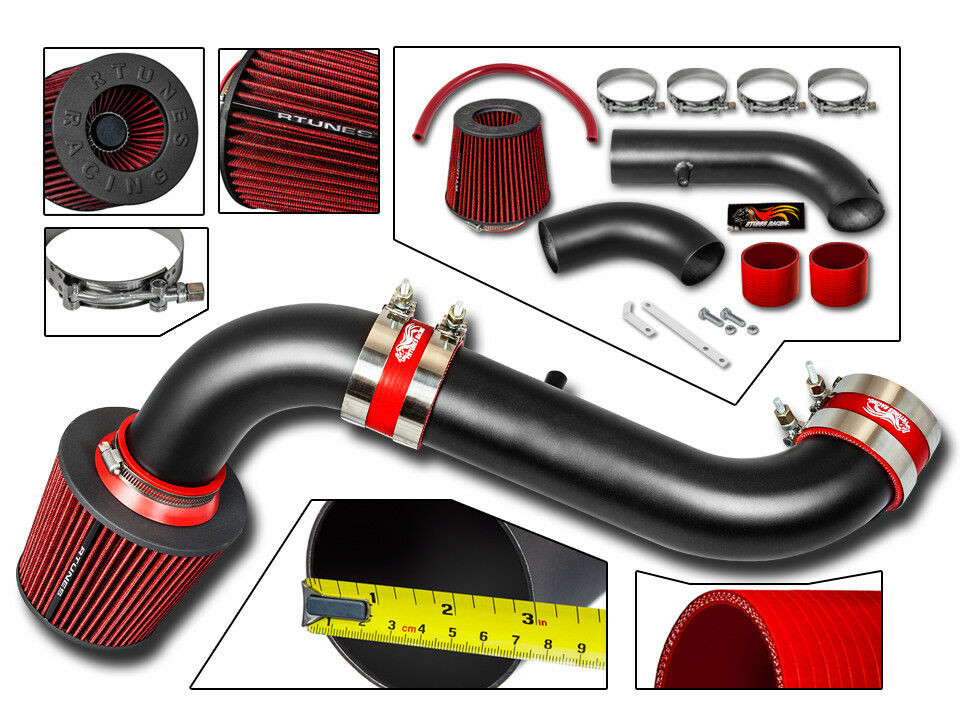 RTunes V2 2003-2010 Dakota Durango 3.7L 4.7L RAM Air Intake Kit System +Filter