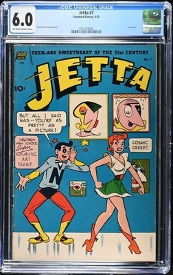 Jetta #7 1953 Standard Comics CGC 6.0 Last issue