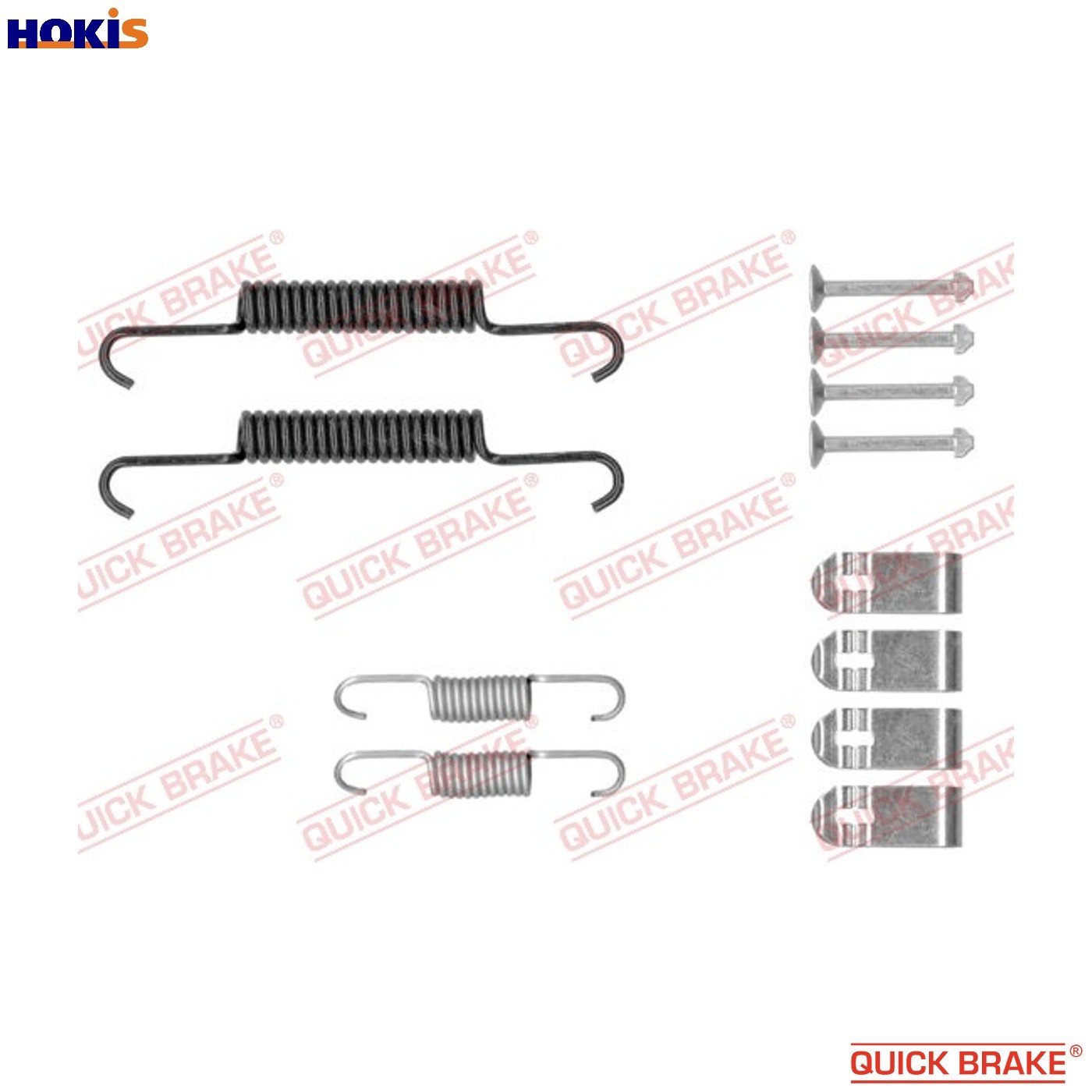 4x ✅Fits QUICK BRAKE 105-0881 ACCESSORY KIT, PARKING BRAKE SHOES ⭐UK Seller⭐ - Image 7