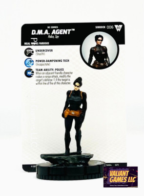 DC Heroclix D.M.A. Agent #006 w/ Card 80th Anniversary Wonder Woman Set
