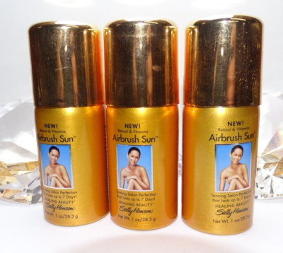 Travel Size  X3 Sally Hansen Airbrush Sun 1 oz EACH NEW.