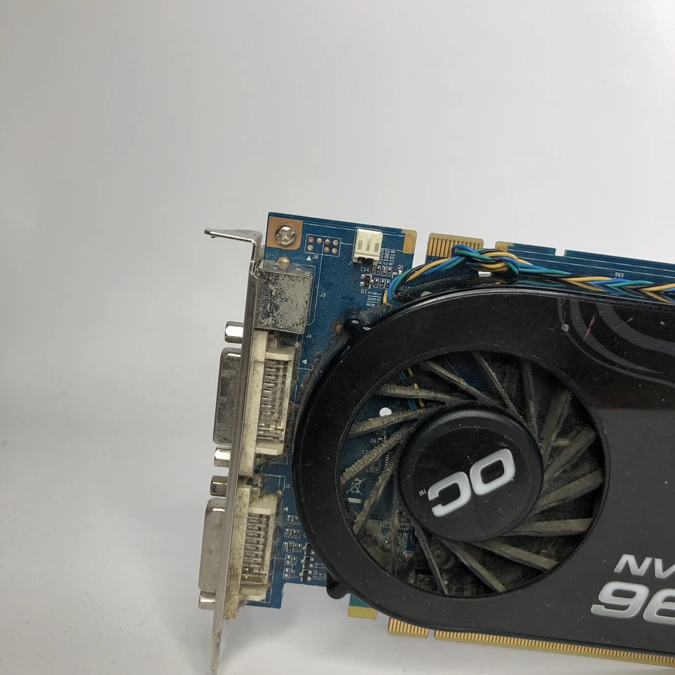 Nvidia Graphics Card GeForce 9600 GT 512MB PCIe GPU Dual DVI S-Video BFG Tech - Image 2 of 4