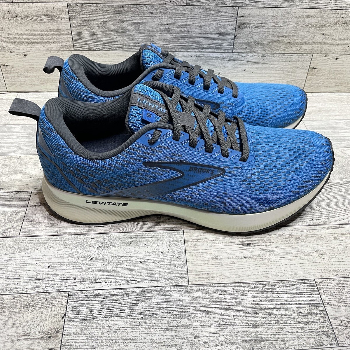 Brooks Levitate GTS 5 Support Running Shoes Blue Navy White Mens Size 12 Brooks Levitate GTS 5 Support Running Shoes Blue Navy White  main image 3