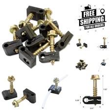 Cable Holder Clips with Grip Technology - 100 Pack for Safe, Stress-Free Usage