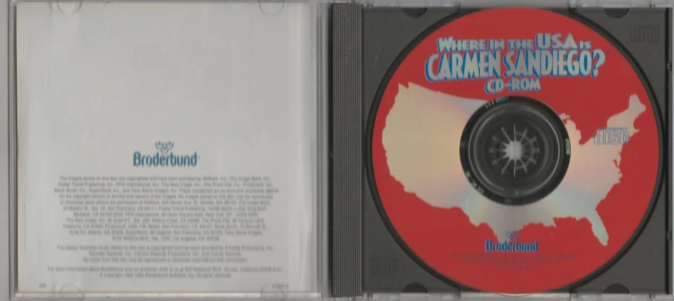 Where in the USA is Carmen San Diego? CD-Rom by Broderbund 1994 - Image 2 of 3