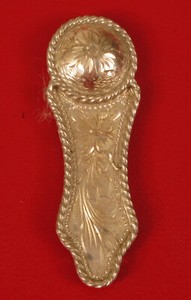 MONROY Sterling Silver Desert Rose SADDLE TRIM PLATE FANCY SHOW SOUTHWESTERN !