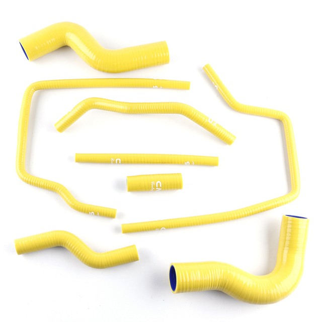 Yellow Silicone Radiator Heater Hose Kit for Subaru Impreza WRX/STi GC8