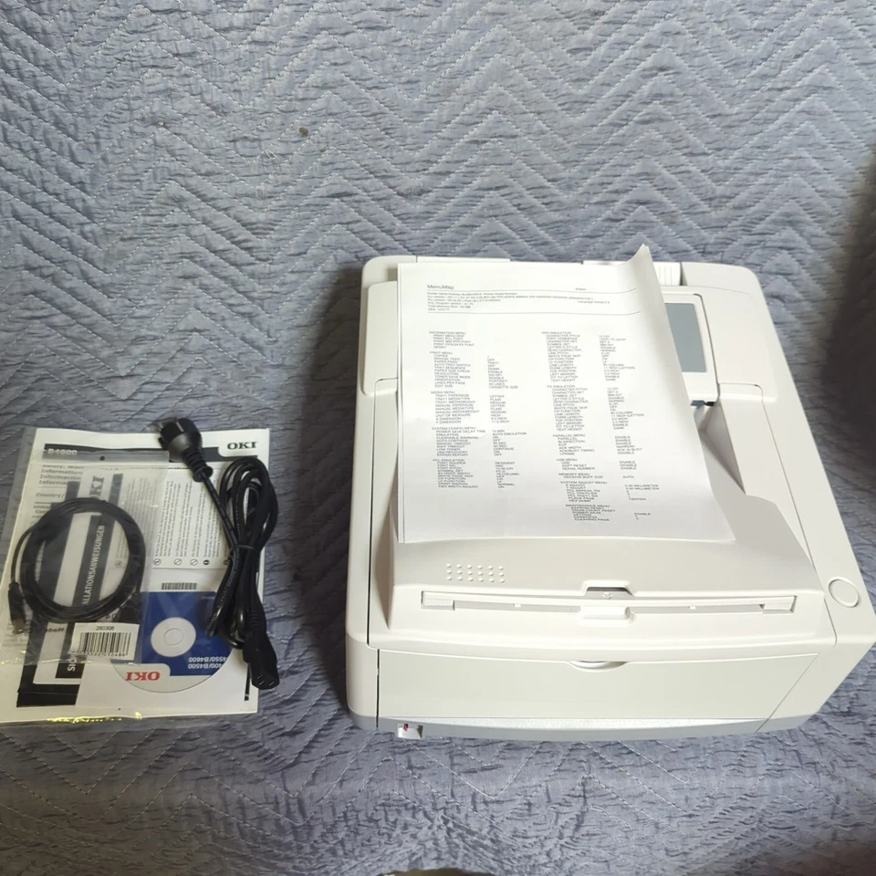 Okidata OKI B4600 LED Monochrome Printer 62446502 *230V - Need Converter 4 USA* - Image 4 of 4