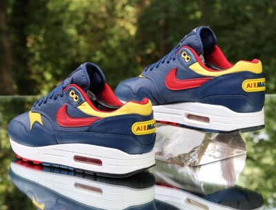 Nike Air Max 1 Snow Beach Men's Size 8.5 Obsidian Red Custom