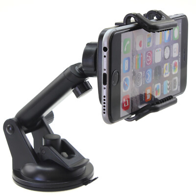 For iPhone 11 12 Pro Max Mini CAR MOUNT DASH WINDSHIELD HOLDER TELESCOPIC  DOCK