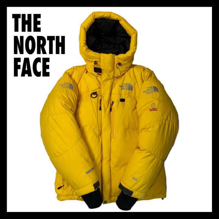 north face down jacket yellow