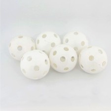 Golf Luftbälle 6 Stk. weiß Kunststoff Übun...