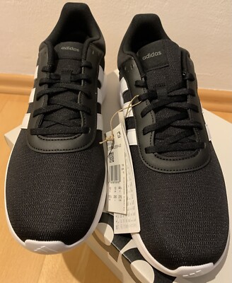 Adidas  LITE RACER 4.0 Schuhe IN Core Schwarz / Wolke Weiss Grau 5 in  EU 44 2/3