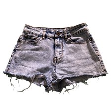 Bullhead Denim Co Juniors Size 1 Super High Rise Shorty Shorts