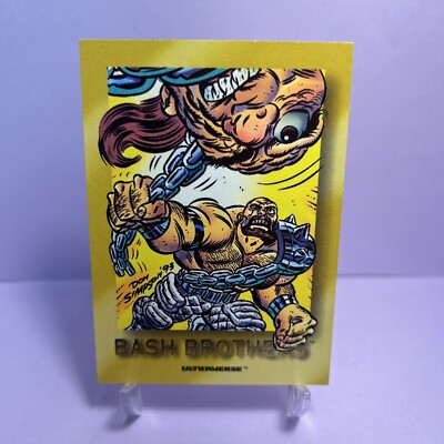 1993 SkyBox Malibu Comics Ultraverse Star Rookies Bash Brothers #S3 EX 
