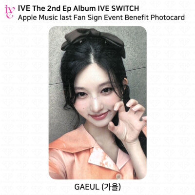 IVE The 2nd EP Album IVE SWITCH Apple Music Last Fan Sign Event