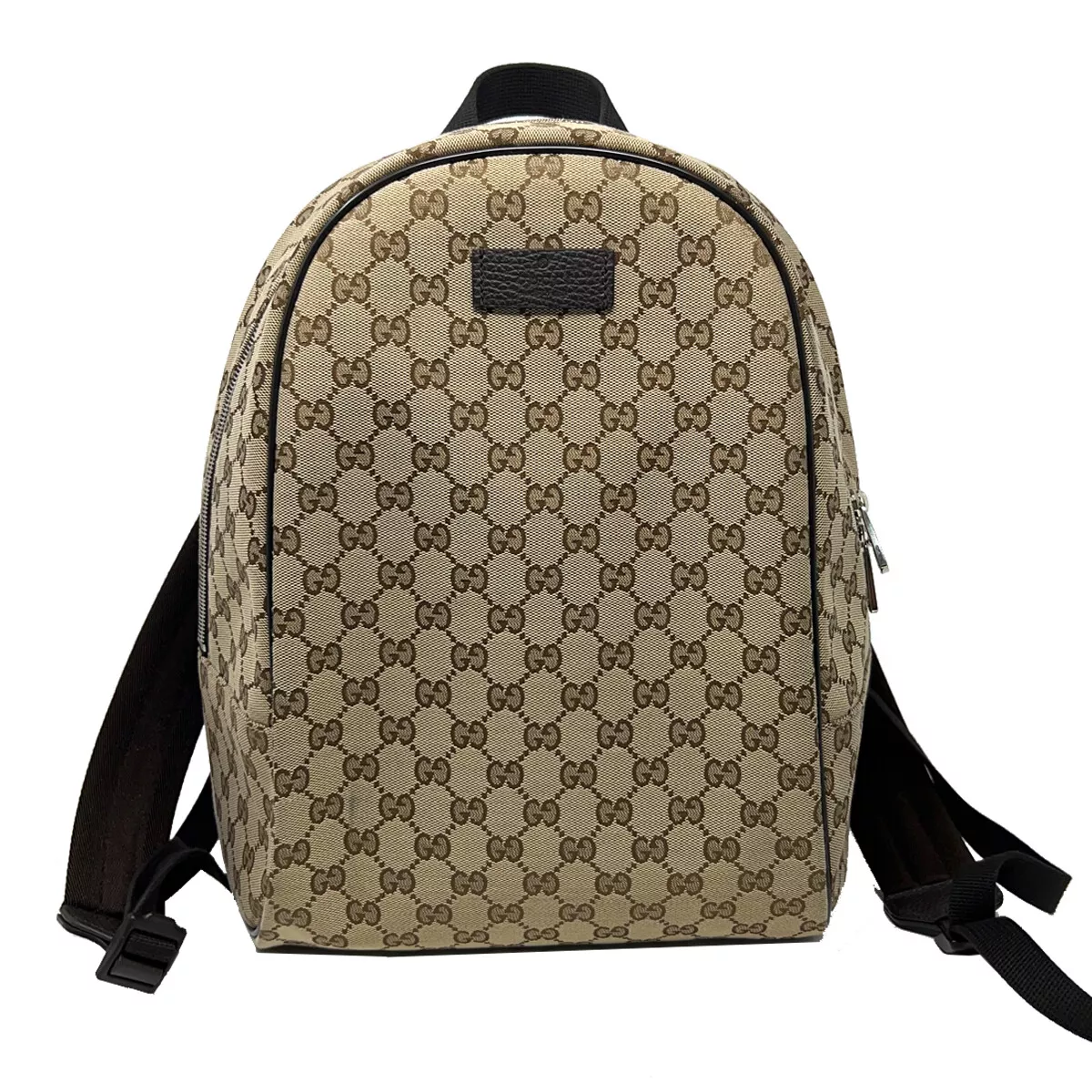 Gucci Brown Monogram Canvas Travel Backpack