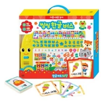 Apple Bee Sing Sing Learning Korean Hangul Bus Play Toy Baby Infant Kids