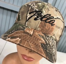 Pella Windows Doors VerHalen Wisconsin Camo Strapback Baseball Hat Cap 