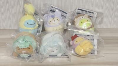 Sumikko Gurashi Welcome to Night Animal Park Plush doll Mascot Full Complete Set