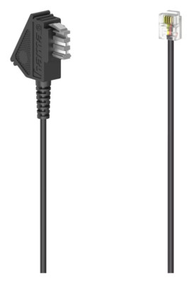 Hama Telefon Anschlusskabel, TAE-N-Stecker - Modular-Stecker 6p4c, 3m, 00201106