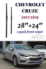 For Chevrolet Cruze 2017-2019 28"+24" Front Windshield Wiper Blade 2 Pack