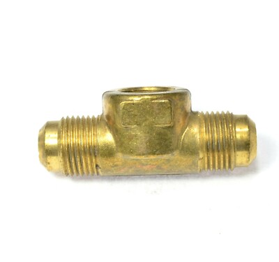 Raccordo A T Svasato Per Gas FasParts - 3/8 Tubo OD Maschio A 1/4 NPT Femmina, Per Propano, LNG, Idraulica