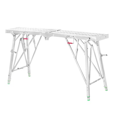 Adjustable Work Platform, Portable Folding Scaffolding, Non-Slip Scaffold For Ce