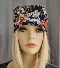 NARUTO ANIME COLLAGE SKULL SCRUB CAP